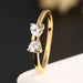 Free Austrian Crystal Finger Bow Zircon Engagement Ring-Ring-Kirijewels.com-6-Kirijewels.com