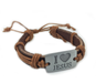 Free Jesus Leather Bracelet-Bracelet-Kirijewels.com-Grey-Kirijewels.com