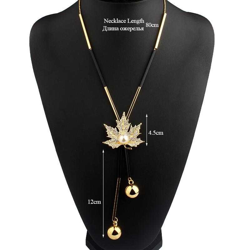 Maple Leaf Necklaces-Kirijewels.com-18K Gold Plated-Kirijewels.com