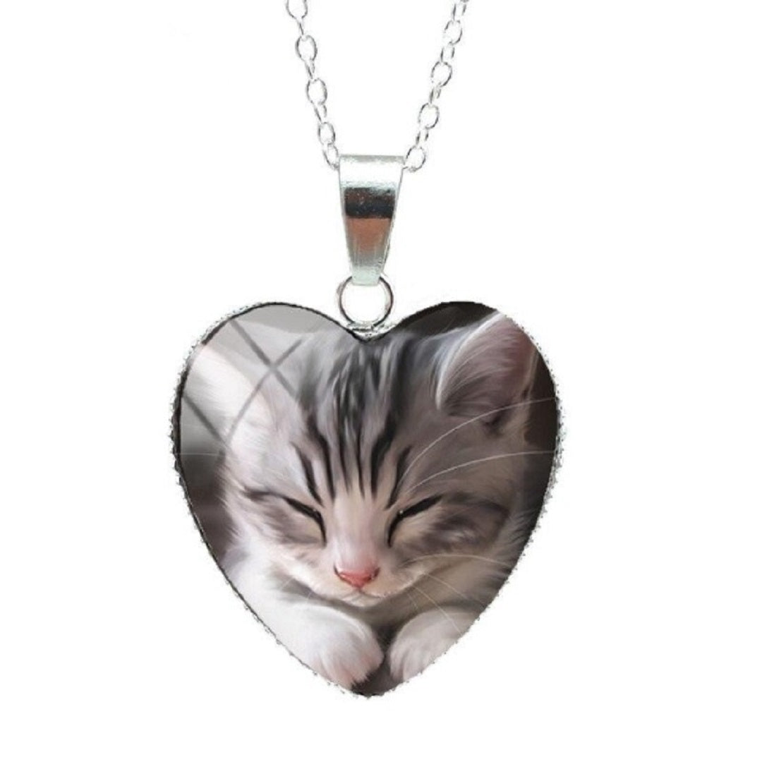 Sweet Baby Cat Chain Necklace