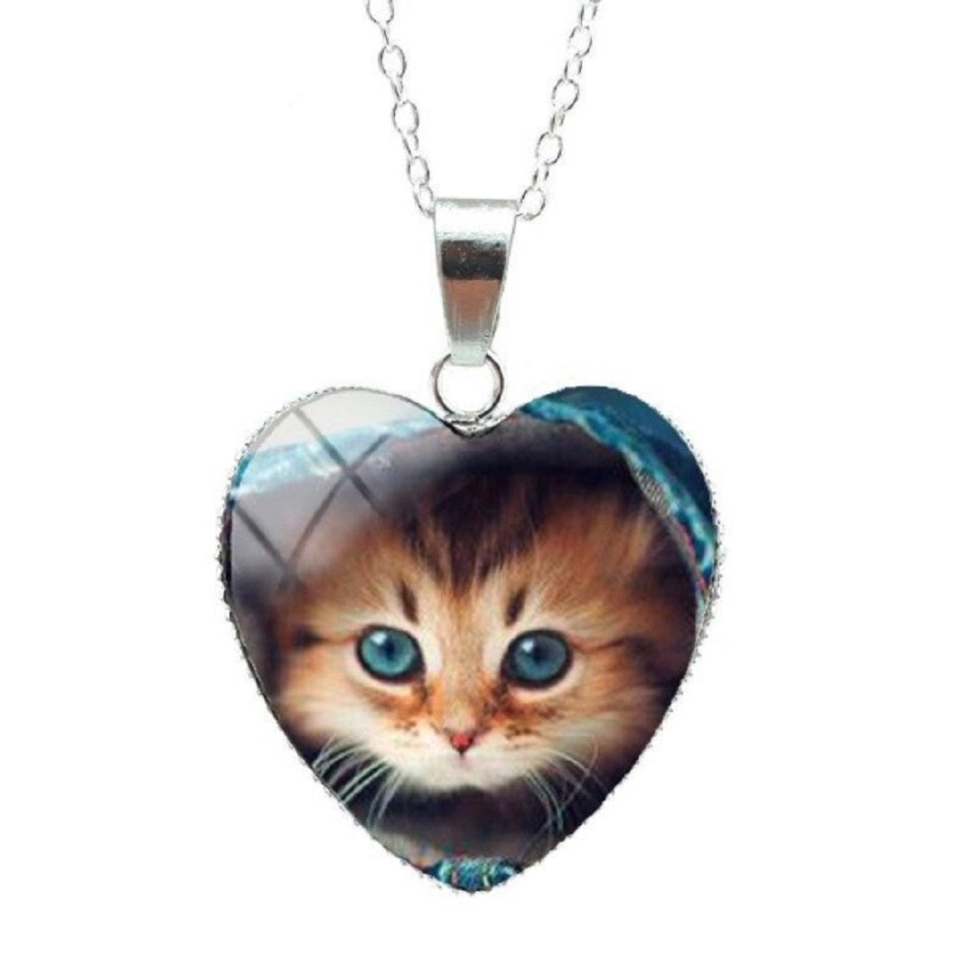 Sweet Baby Cat Chain Necklace