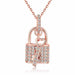 Free Rhinestone Century Blockade Chain Necklace-Necklace-Kirijewels.com-Kirijewels.com