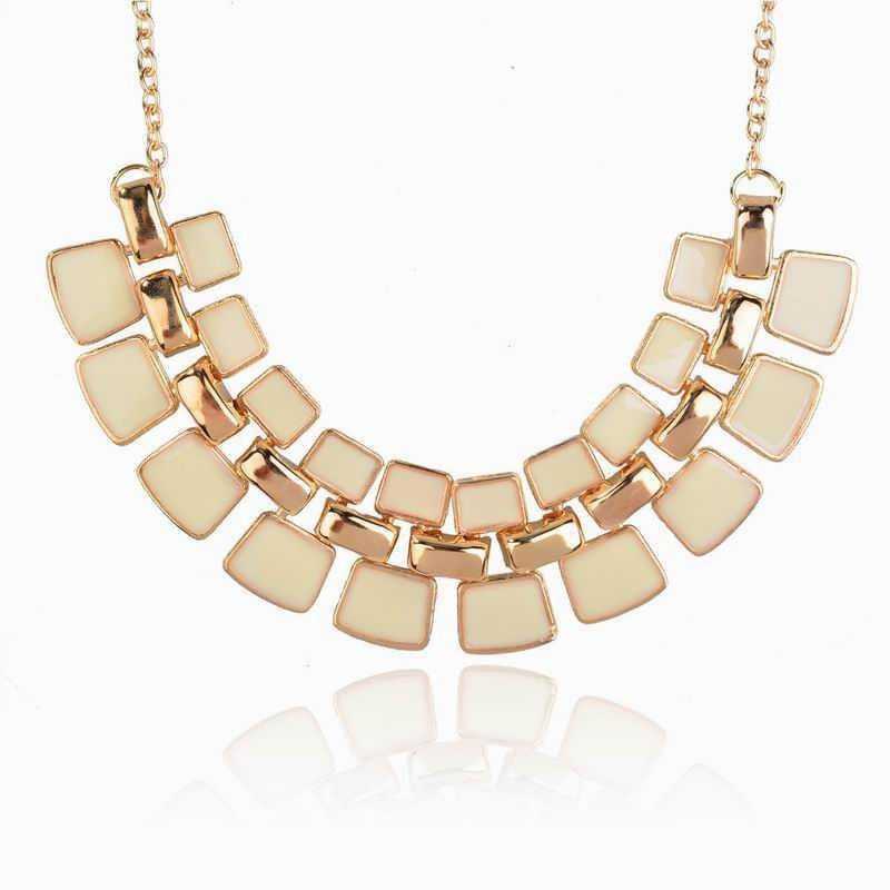 Chain Collar Necklace-Necklace-Kirijewels.com-Black-Kirijewels.com