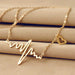 Titanium Heart Chain Necklace-Necklace-Kirijewels.com-Gold Plated-Kirijewels.com