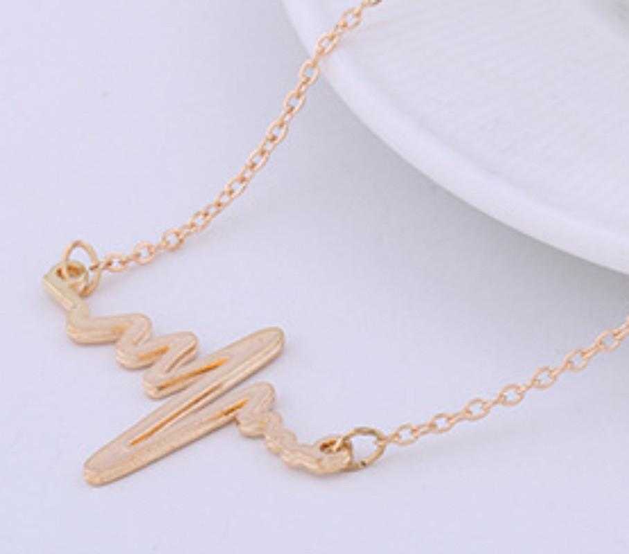 Free Titanium Heart Chain Necklace-Necklace-Kirijewels.com-Gold Plated-Kirijewels.com