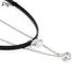 Free Crystal Charm Leather Choker Necklace-Choker Necklaces-Kirijewels.com-Kirijewels.com