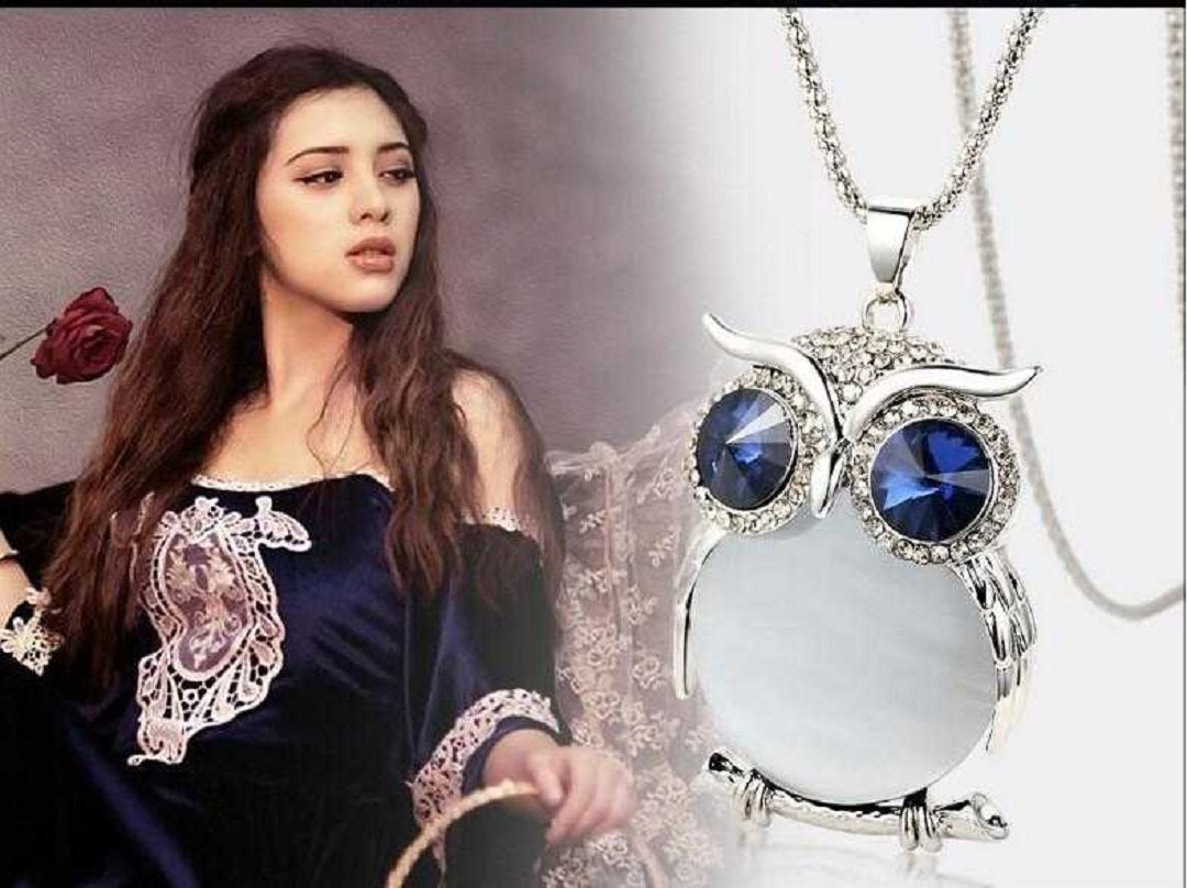Crystal Owl Necklace