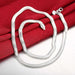 Free Cupro Sterling Silver Chain Necklace-Necklace-Kirijewels.com-20inch-Kirijewels.com