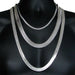 Cupro Sterling Silver Chain Necklace-Necklace-Kirijewels.com-16inch-silver-Kirijewels.com