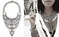 Free Vintage Crystal Maxi Choker Necklace-Chain Necklaces-Kirijewels.com-5-gold-Kirijewels.com