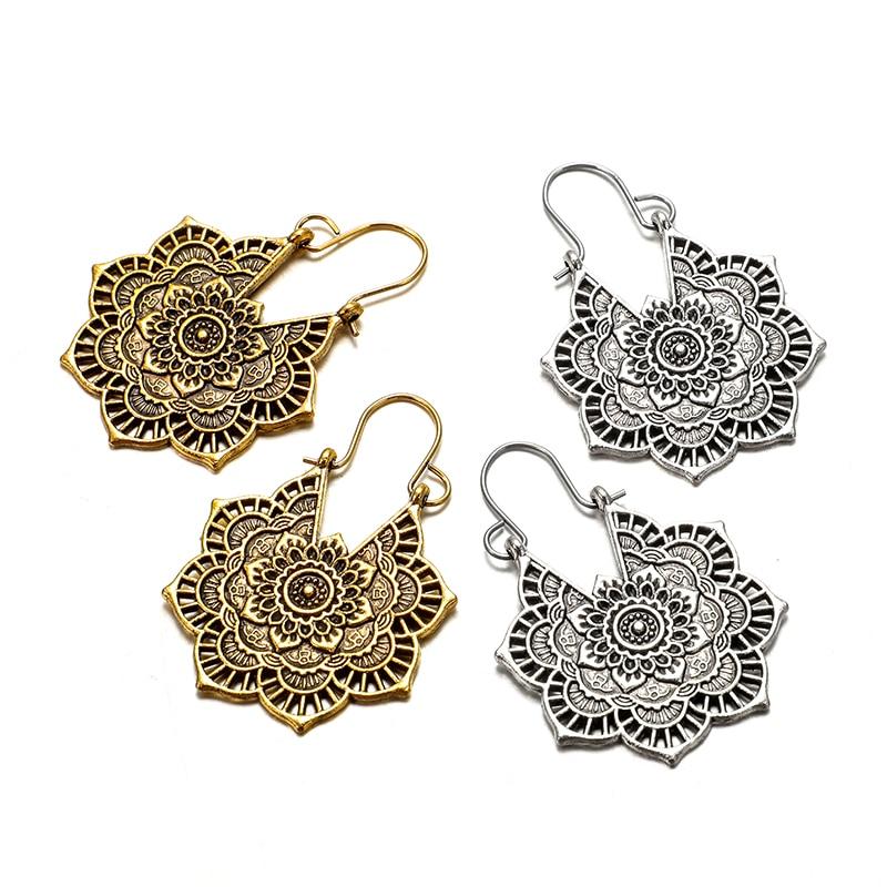 Mandala Flower Earrings - Kirijewels.com
