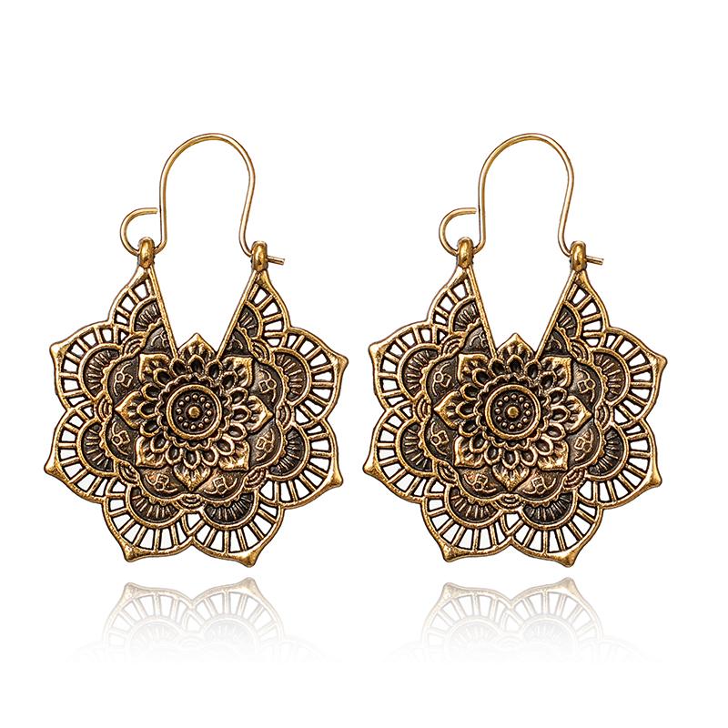 Mandala Flower Earrings - Kirijewels.com