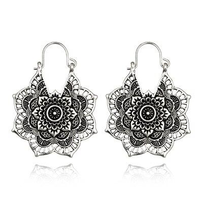Mandala Flower Earrings - Kirijewels.com