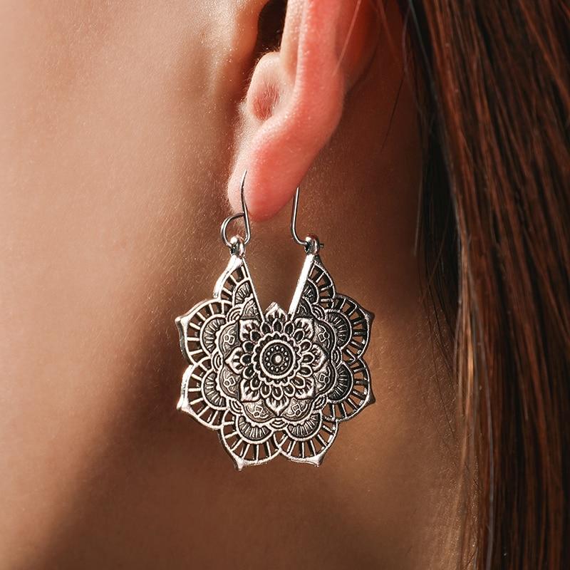 Mandala Flower Earrings - Kirijewels.com