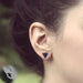 Free Round Flash Stud Earrings-Stud Earrings-Kirijewels.com-0484-Kirijewels.com