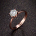 For Ever Love Diamond Ring-Ring-Kirijewels.com-6-Rose Gold Color-Kirijewels.com
