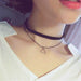 Triangle Geometric Fashion Necklace-Choker Necklaces-Kirijewels.com-Kirijewels.com