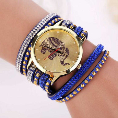 Elephant Bracelet Wrist Watch-Watch-Kirijewels.com-Blue-Kirijewels.com