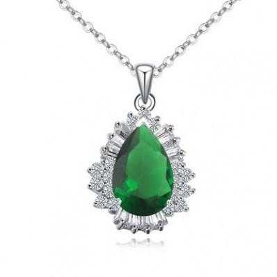 Free Emerald Necklace-Necklace-Kirijewels.com-Green1-Kirijewels.com