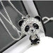 Free Enamel Panda Necklace-Pendant Necklaces-Kirijewels.com-Silver-Kirijewels.com