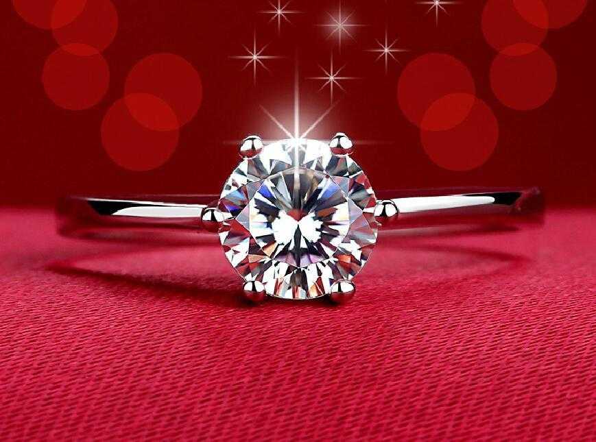 Free Twin Zircon Diamond Engagement Ring-Ring-Kirijewels.com-6-Gold-Kirijewels.com