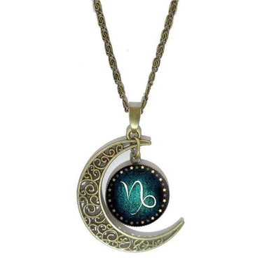 Free Constellation Pendant Necklace-Necklace-Kirijewels.com-Capricorn-Kirijewels.com