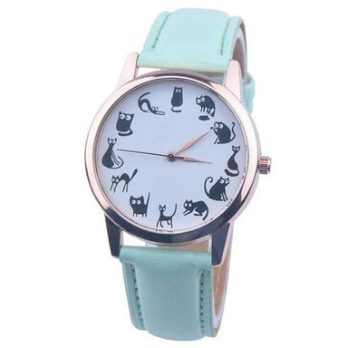 Free Luxury Cat Leather Wrist Watch-Women's Watches-Kirijewels.com-Black-Kirijewels.com