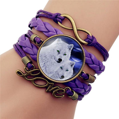Handmade Gothic Wolf Charm Bracelet - Kirijewels.com