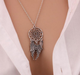 Free Retro Tassels Feather Pendant Necklace-Necklace-Kirijewels.com-A-Kirijewels.com