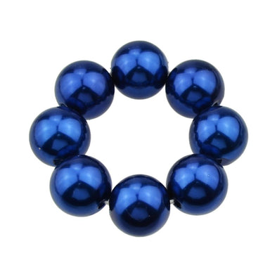 Colorful Simulated Elastic Pearl Headband-Hair Accessories-Kirijewels.com-blue-Kirijewels.com