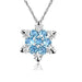 Snowflake Necklace-Necklace-Kirijewels.com-sky Blue-Kirijewels.com