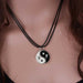 New Design Friendship Pendant Necklace-Necklace-Kirijewels.com-Black & White-Kirijewels.com