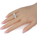 Full Finger Crystal Wedding Ring-Rings-Kirijewels.com-6-gold plated-Kirijewels.com