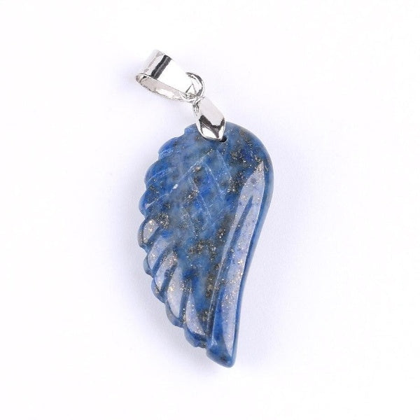 Lapis Lazuli Angel Wing Necklace