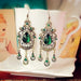 Free Green Water Drop Earrings-earrings-Kirijewels.com-Kirijewels.com