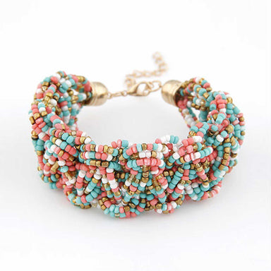 Free Hand Made Bead Bracelet-Bracelet-Kirijewels.com-Red-Kirijewels.com