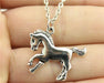 Free Horse Pendant Necklace-Necklace-Kirijewels.com-Silver-Kirijewels.com