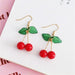 Red Cherry Earrings - Kirijewels.com