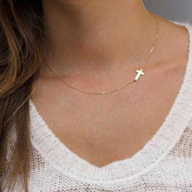 Free Cross Necklace-Necklace-Kirijewels.com-Gold-Kirijewels.com