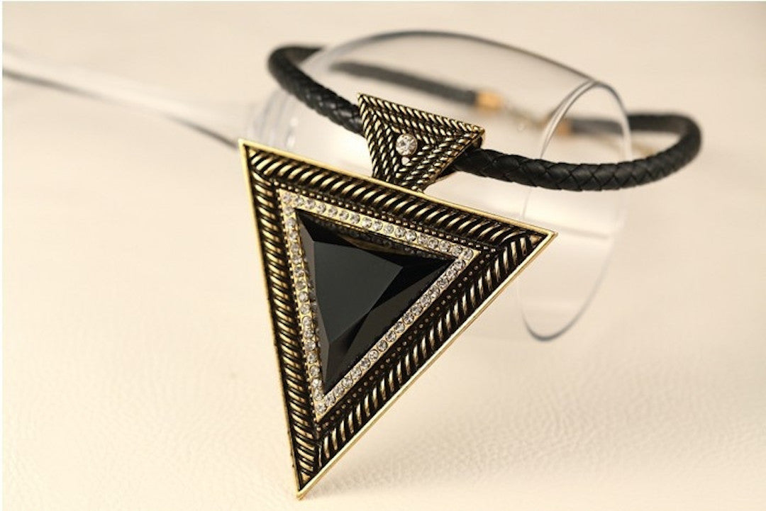 Triangle Rope Chain Necklace