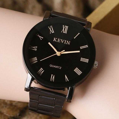 Kevin Round Dial Stainless Steel Wristband Watch-Watch-Kirijewels.com-1-Kirijewels.com