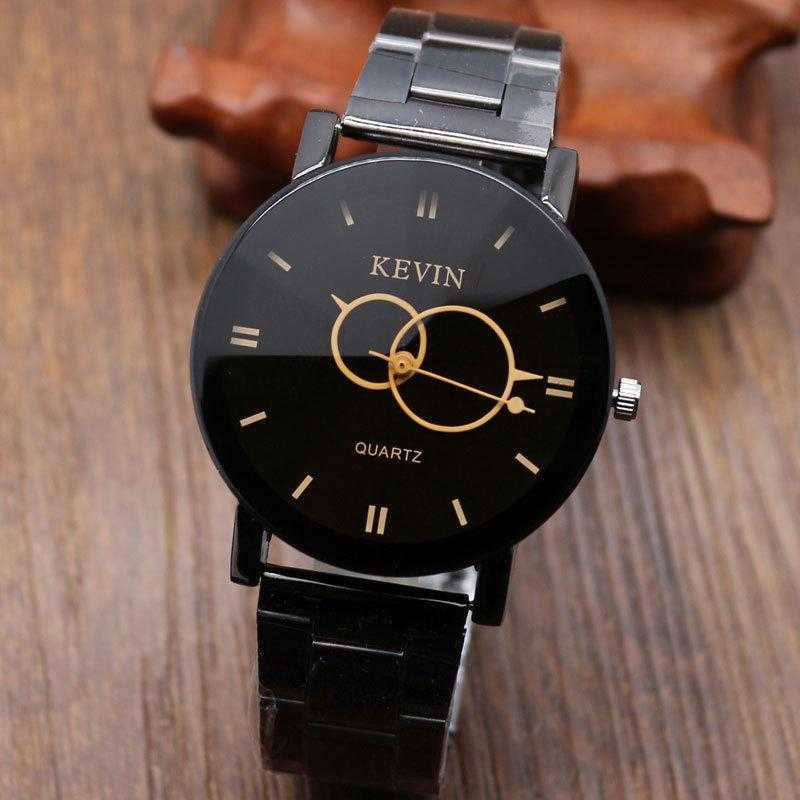 Kevin Round Dial Stainless Steel Wristband Watch-Watch-Kirijewels.com-1-Kirijewels.com