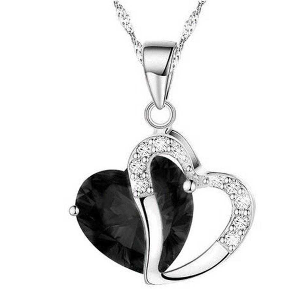 Free Lady's Heart Pendant Necklace-Necklace-Kirijewels.com-Purple-Kirijewels.com