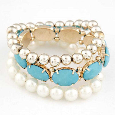 Free Multi Layer Beads Bracelet-Bracelet-Kirijewels.com-Pink-Kirijewels.com