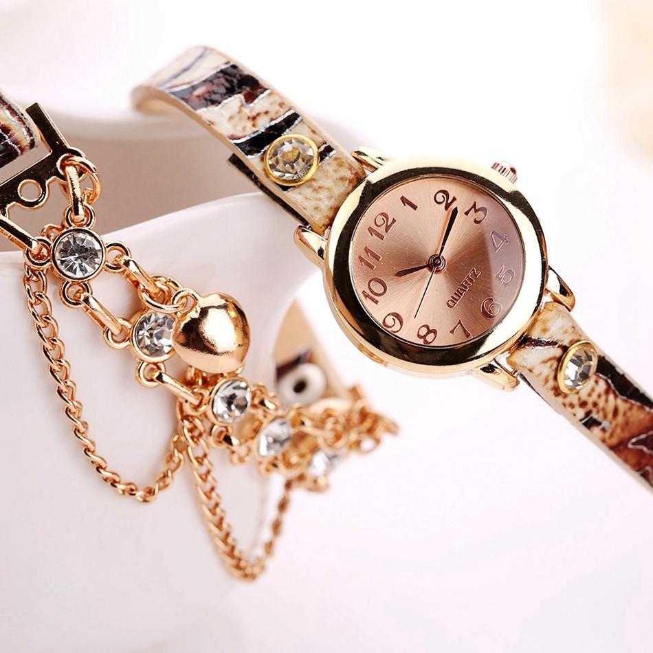 Free Long Chain Bracelet Wrist Watch-Watch-Kirijewels.com-Red-Kirijewels.com
