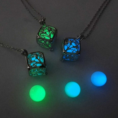 Free Tree Of Life Luminous Necklace-Necklace-Kirijewels.com-Green-Kirijewels.com