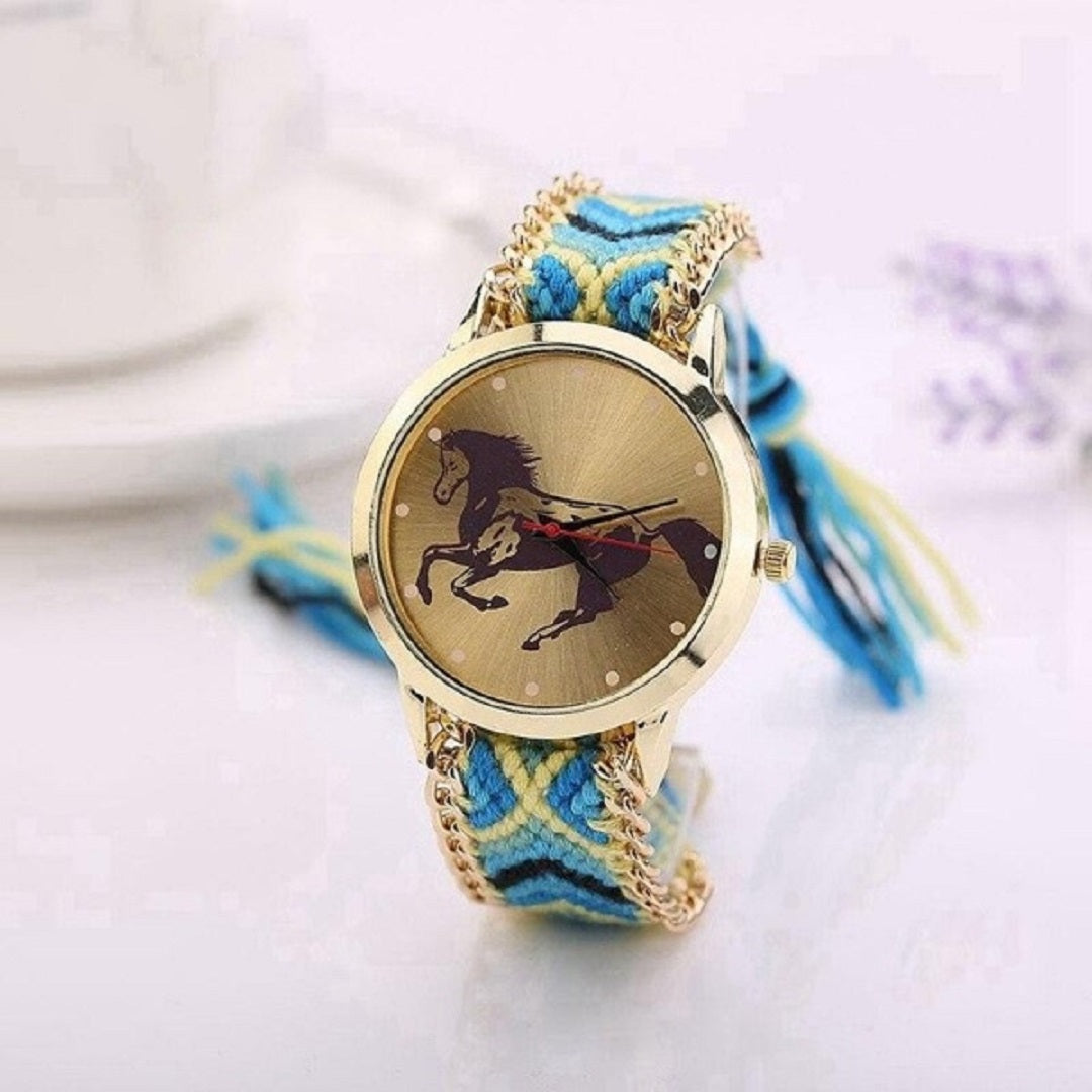 Lupai Handmade Horse Wrist Watch