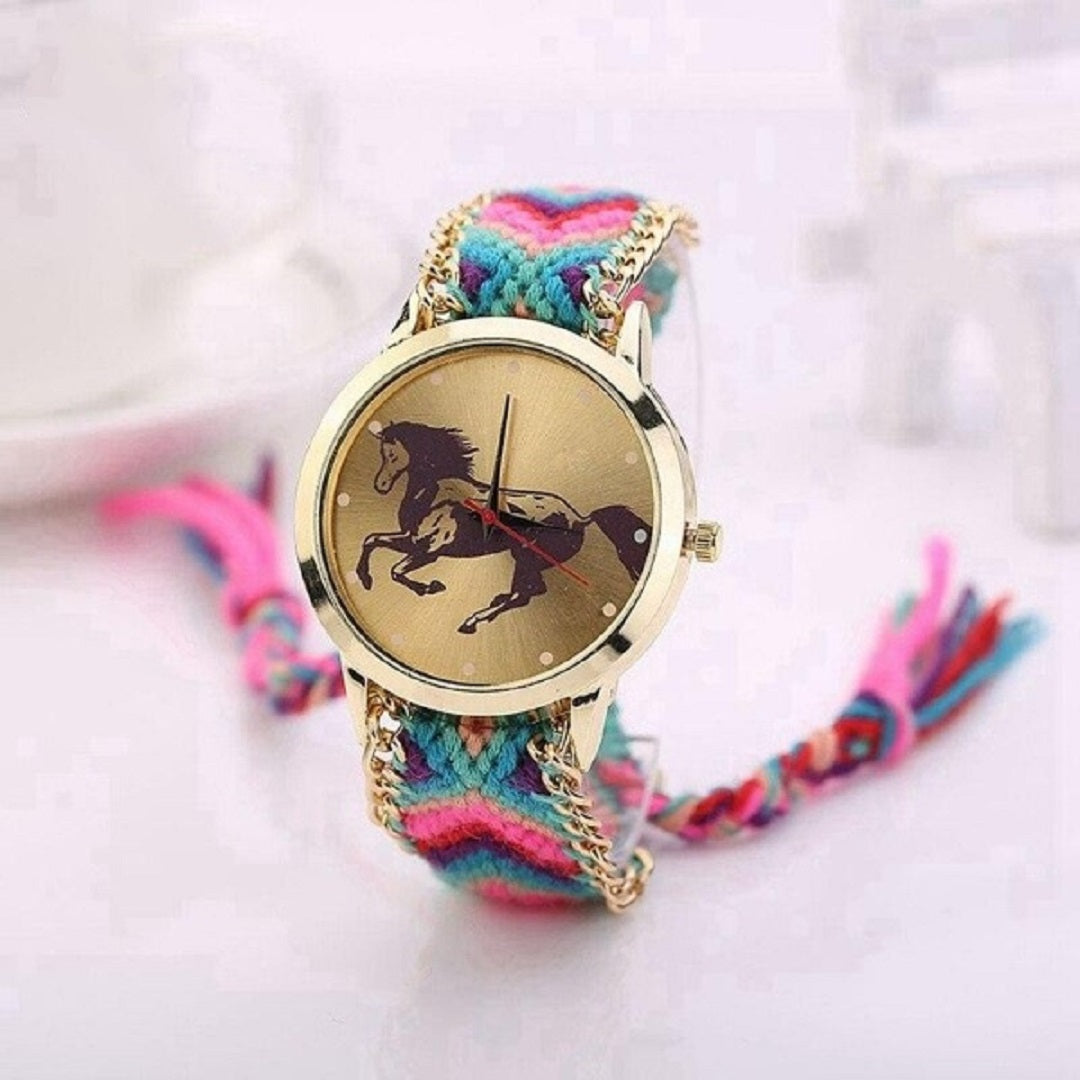 Lupai Handmade Horse Wrist Watch