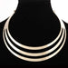 Free Choker Metal Necklace-Necklace-Kirijewels.com-Gold-Kirijewels.com