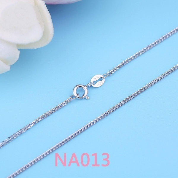 Belle Real Pure 925 Sterling Silver Chain Necklace